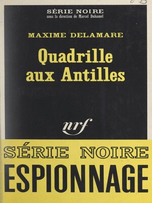 cover image of Quadrille aux Antilles